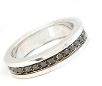 Anello Diadema Uomo in Oro Diamante 0.63 Ct D0802X2XBN-16 - D0802X2XBN-16